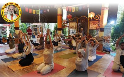 Perayaan Hari Yoga Sedunia di Anand Ashram Ubud
